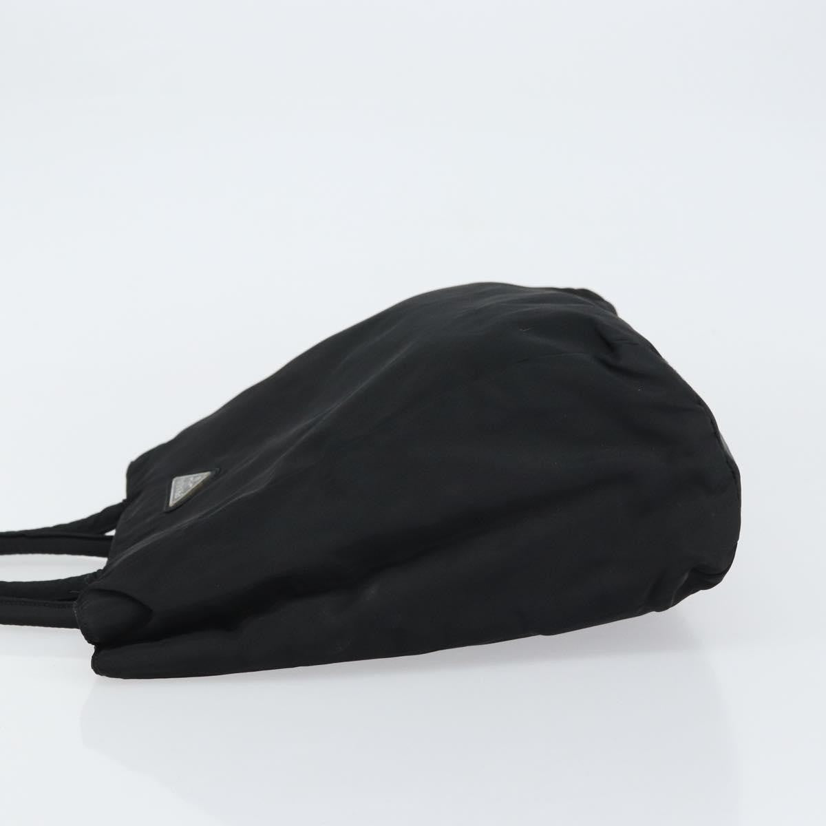 Prada Vintage Tote Nylon Black Nylon Tote Bag Bag (Pre-Owned)