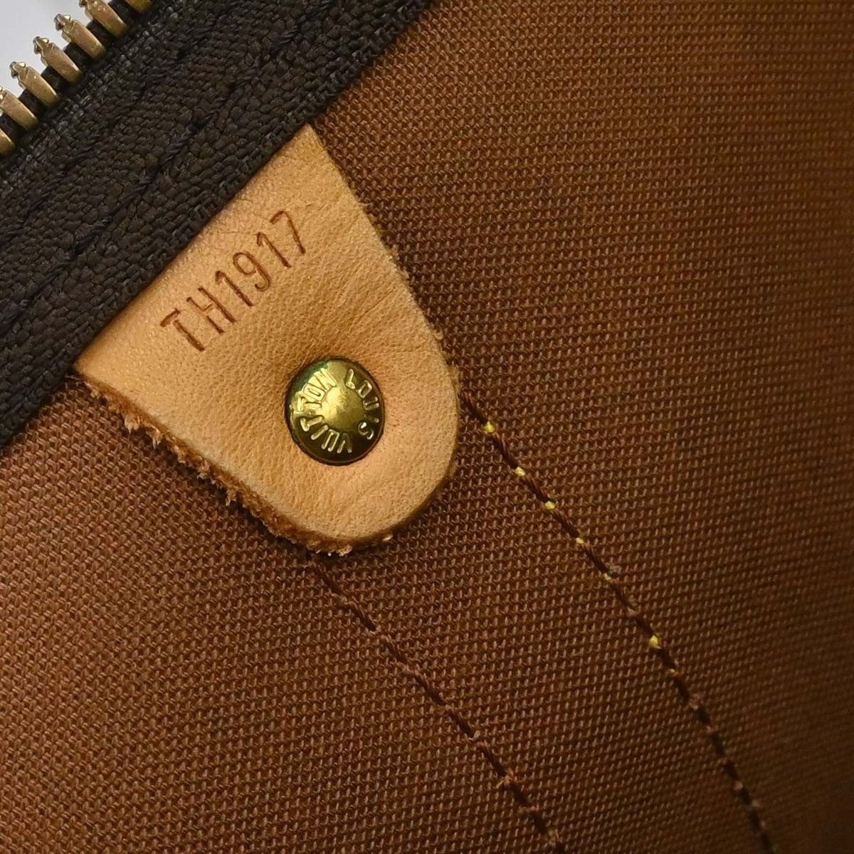 Louis Vuitton Keepall Bandouliere Monogram Canvas Brown Canvas Travel Bag Bag (Pre-Owned)