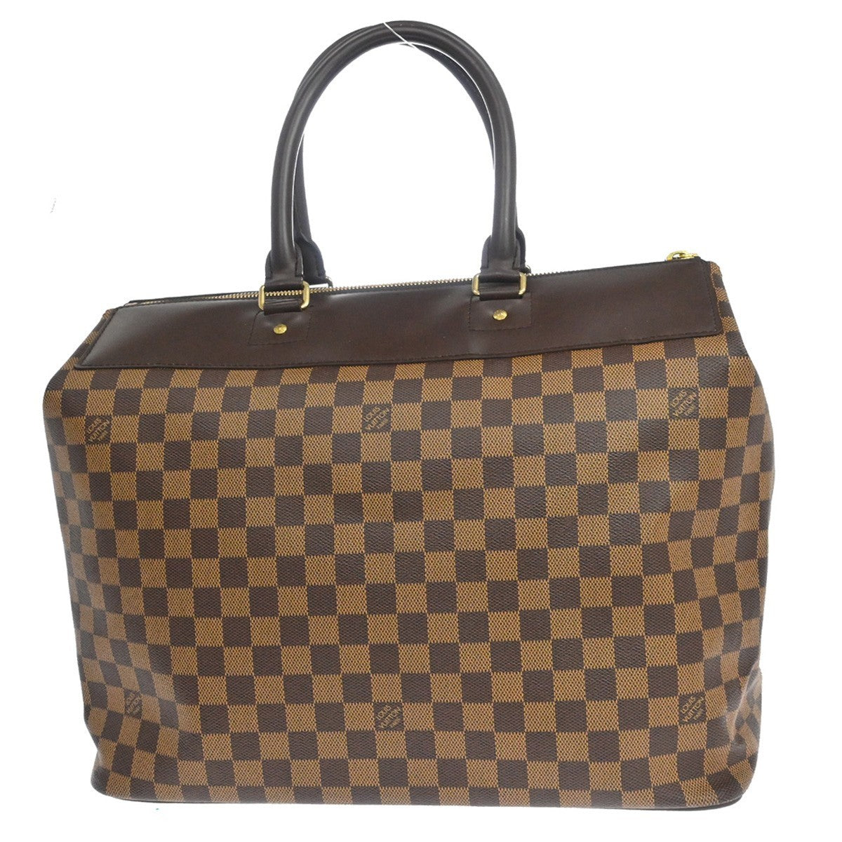 Louis Vuitton Greenwich Travel Damier Ebene Brown Canvas Handbag (Pre-Owned)