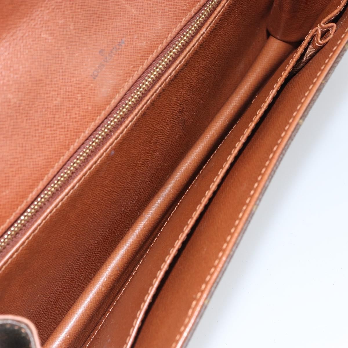 Louis Vuitton Dame Pochette Monogram Canvas Brown Canvas Clutche & Pouche Bag (Pre-Owned)