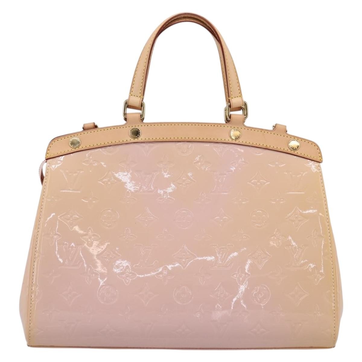 Louis Vuitton Blair Monogram Vernis Pink Patent_Leather Handbag (Pre-Owned)