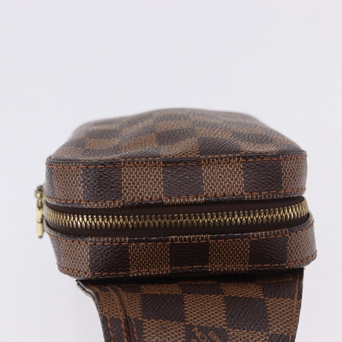 Louis Vuitton Geronimos Damier Brown Canvas Clutche & Pouche Bag (Pre-Owned)
