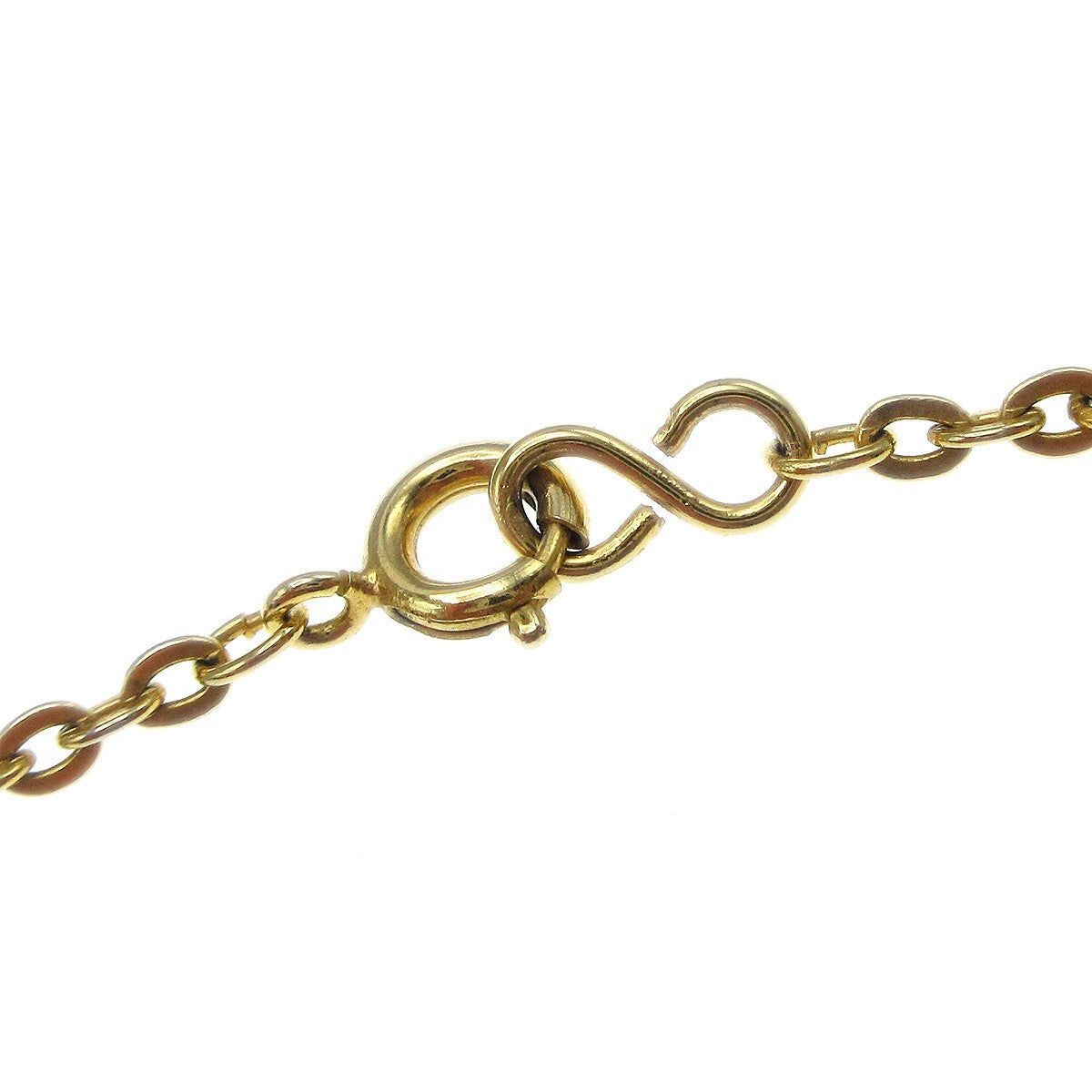 Chanel Vintage Cc Pendent Plated Metal Gold Gold_Plated Jewelry (Pre-Owned)