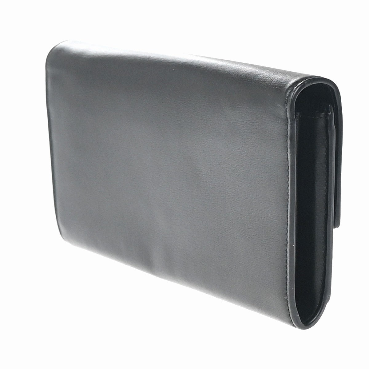 Saint Laurent Bellechasse Flap Leather Black Leather Wallets Accessory (Pre-Owned)