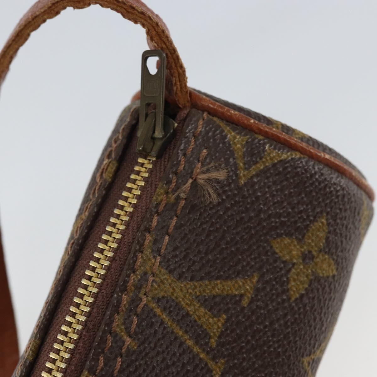 Louis Vuitton Papillon Pochette Monogram Canvas Brown Canvas Clutche & Pouche Bag (Pre-Owned)
