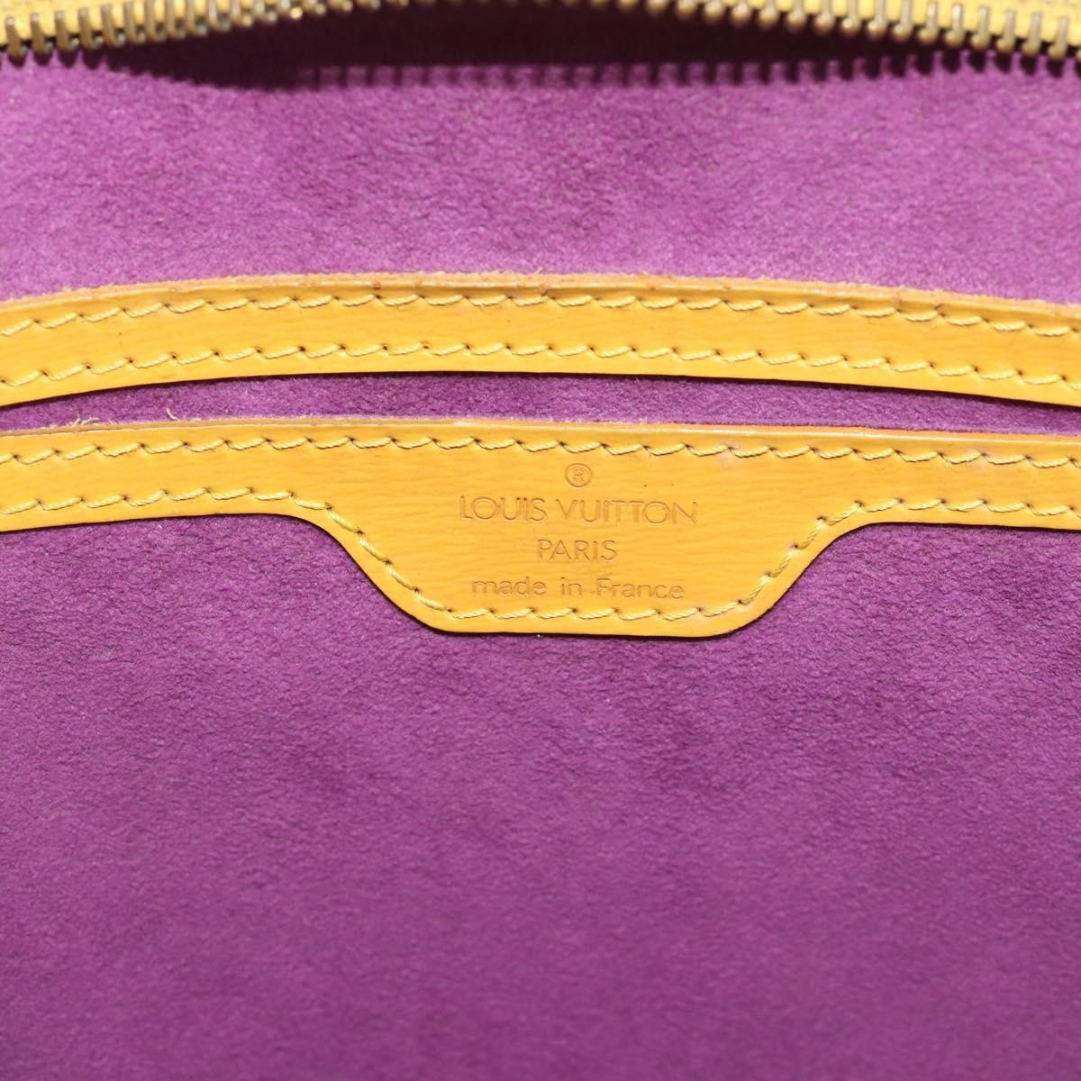 Louis Vuitton Saint Jacques Epi Leather Yellow Leather Handbag (Pre-Owned)