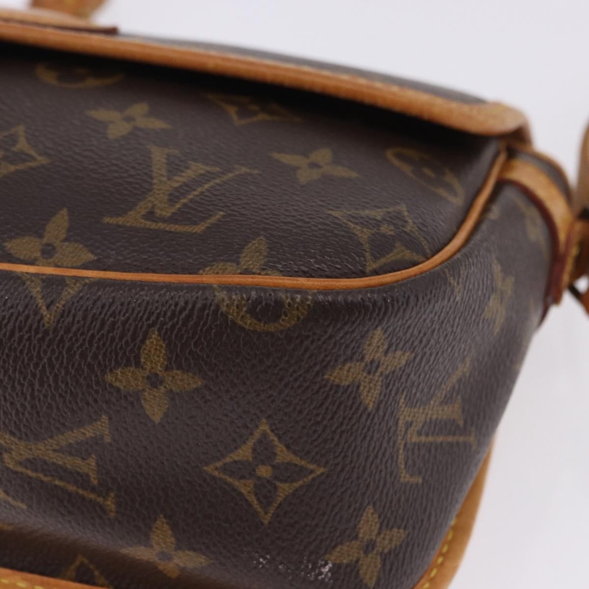 Louis Vuitton Sologne Monogram Brown Canvas Shoulder Bag Bag (Pre-Owned)