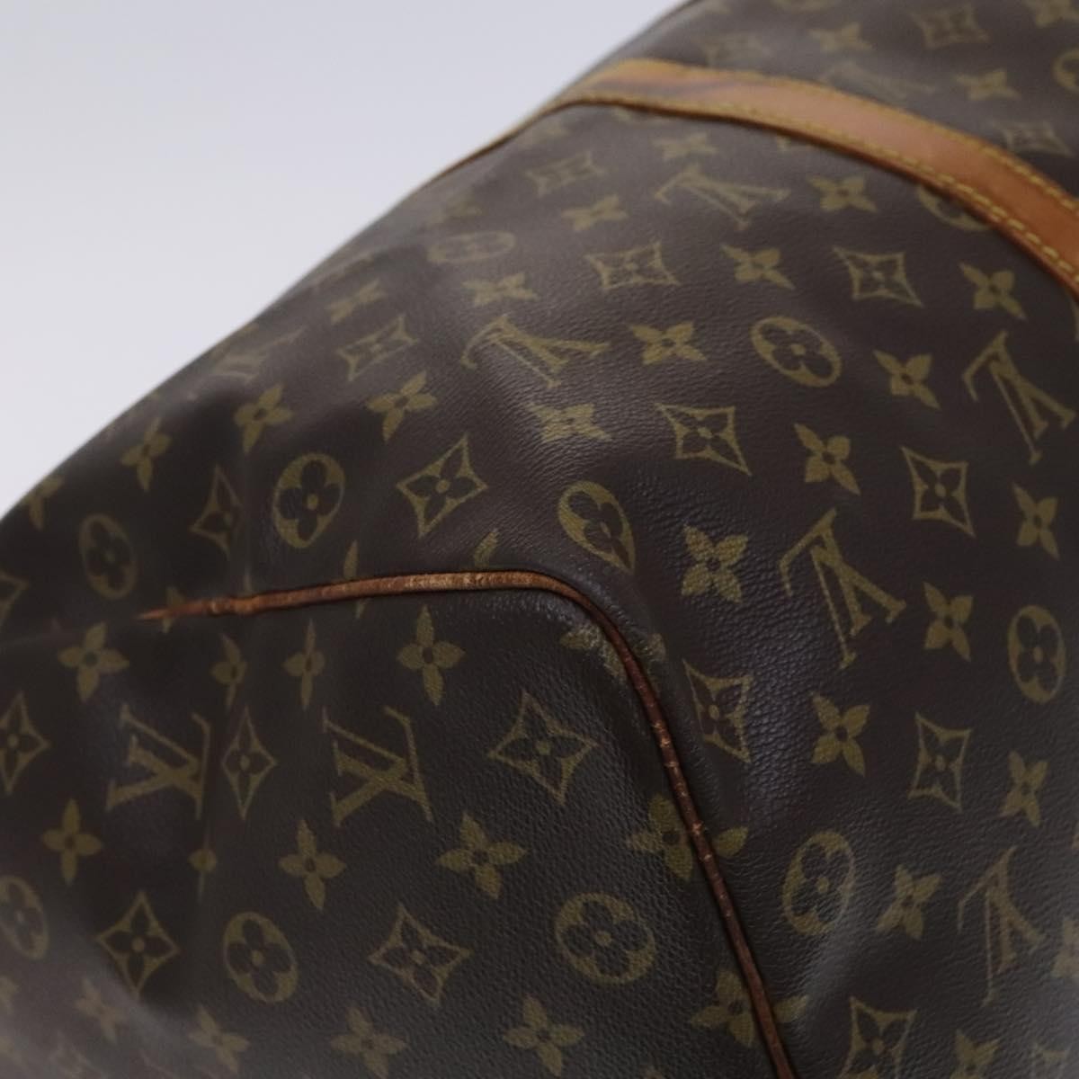 Louis Vuitton Keepall Monogram Canvas Brown Canvas Travel Bag Bag (Pre-Owned)