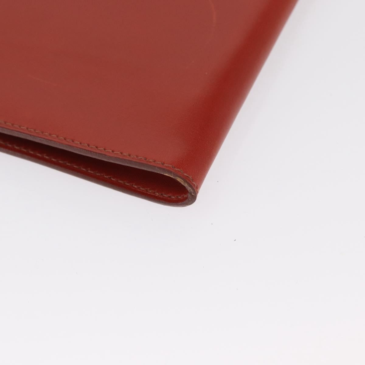 Hermes Onimaitou Leather Red Leather Shoulder Bag Bag (Pre-Owned)