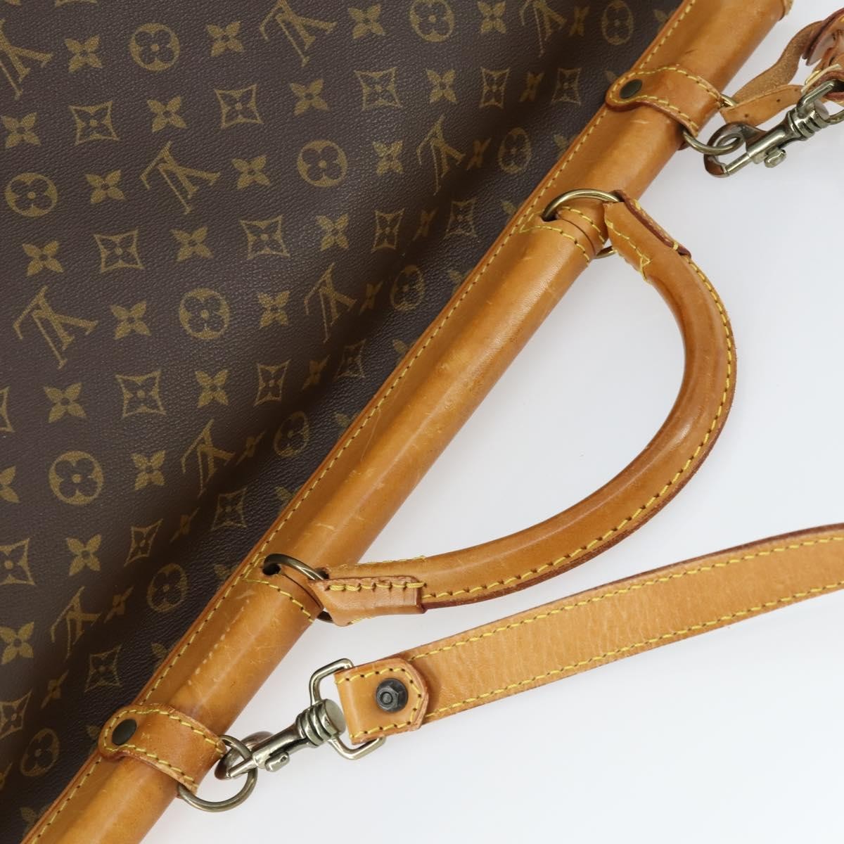 Louis Vuitton Sac Chasse Hunting Monogram Canvas Brown Canvas Travel Bag Bag (Pre-Owned)