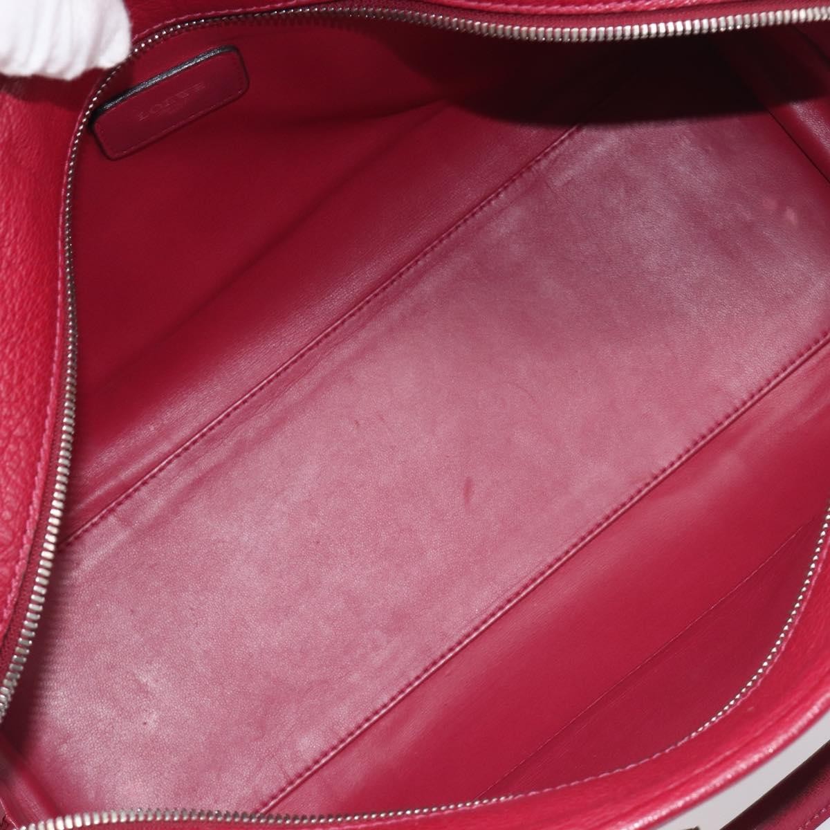 Loewe Amazona Leather Red Leather Handbag (Pre-Owned)