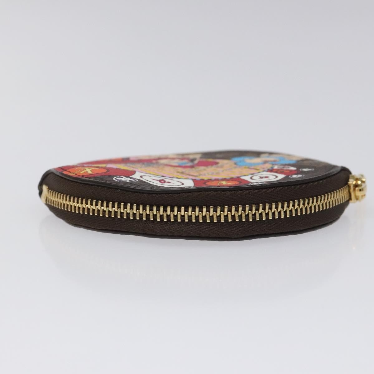 Louis Vuitton Round Coin Purse Limited Edition Vivienne Xmas Monogram Canvas Multicolour Canvas Wallets Accessory (Pre-Owned)