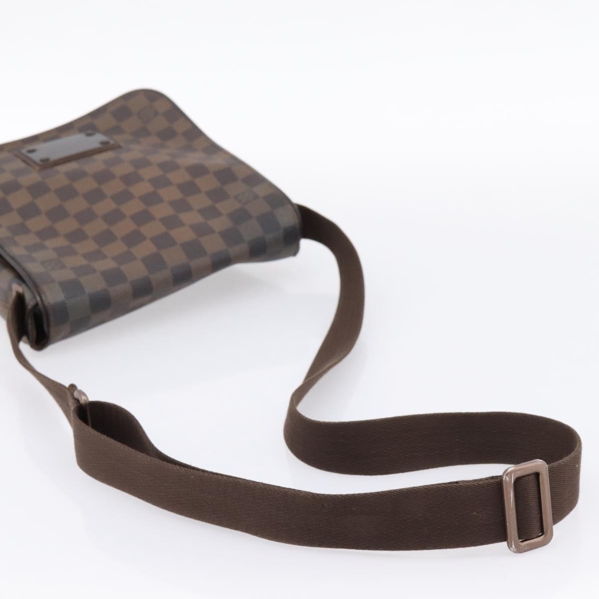 Louis Vuitton Brooklyn Damier Brown Canvas Shoulder Bag Bag (Pre-Owned)
