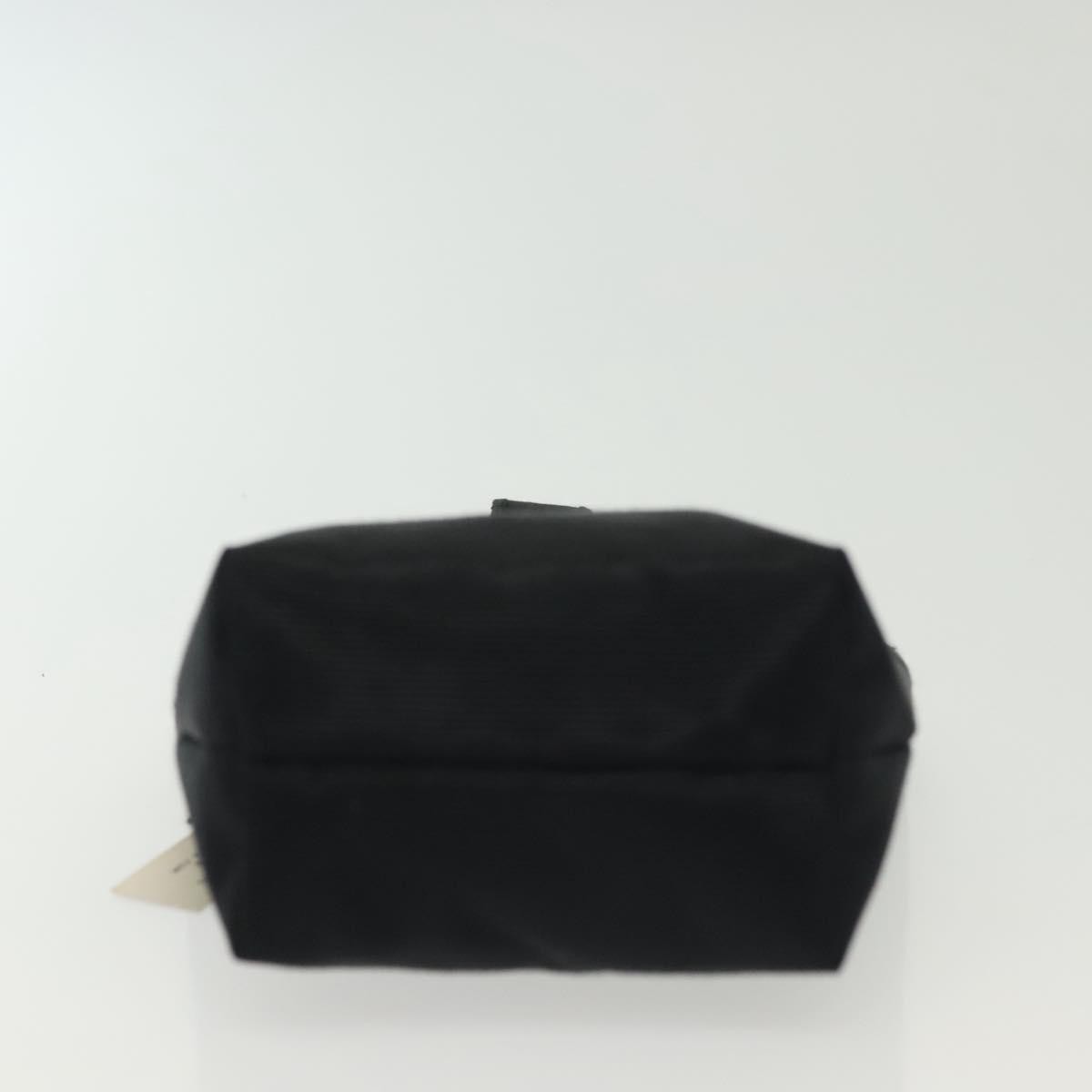 Celine Circle Logo Pouch Nylon Black Nylon Clutche & Pouche Bag (Pre-Owned)