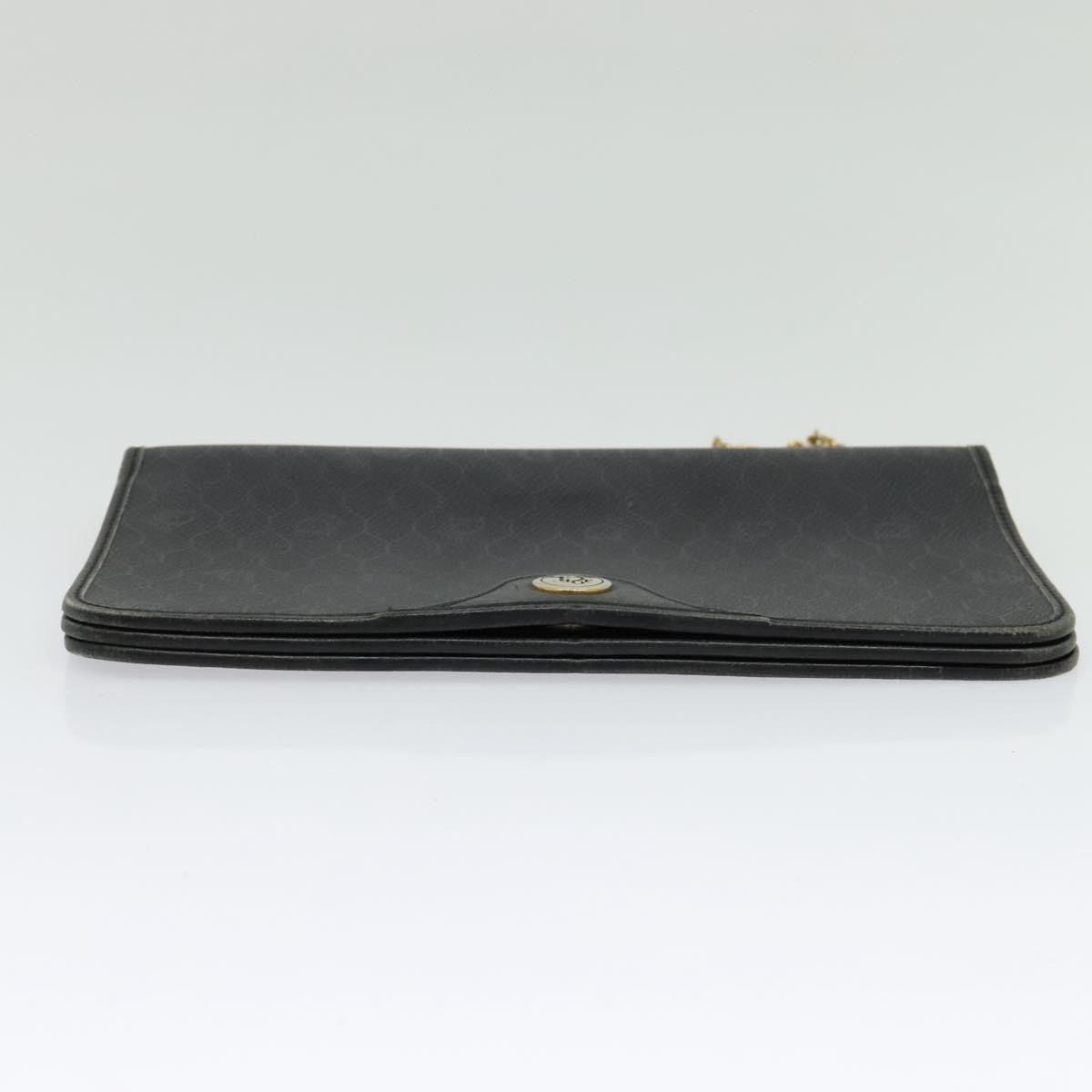Christian Dior Vintage Honeycomb Canvas Black Canvas Shoulder Bag Bag (Pre-Owned)