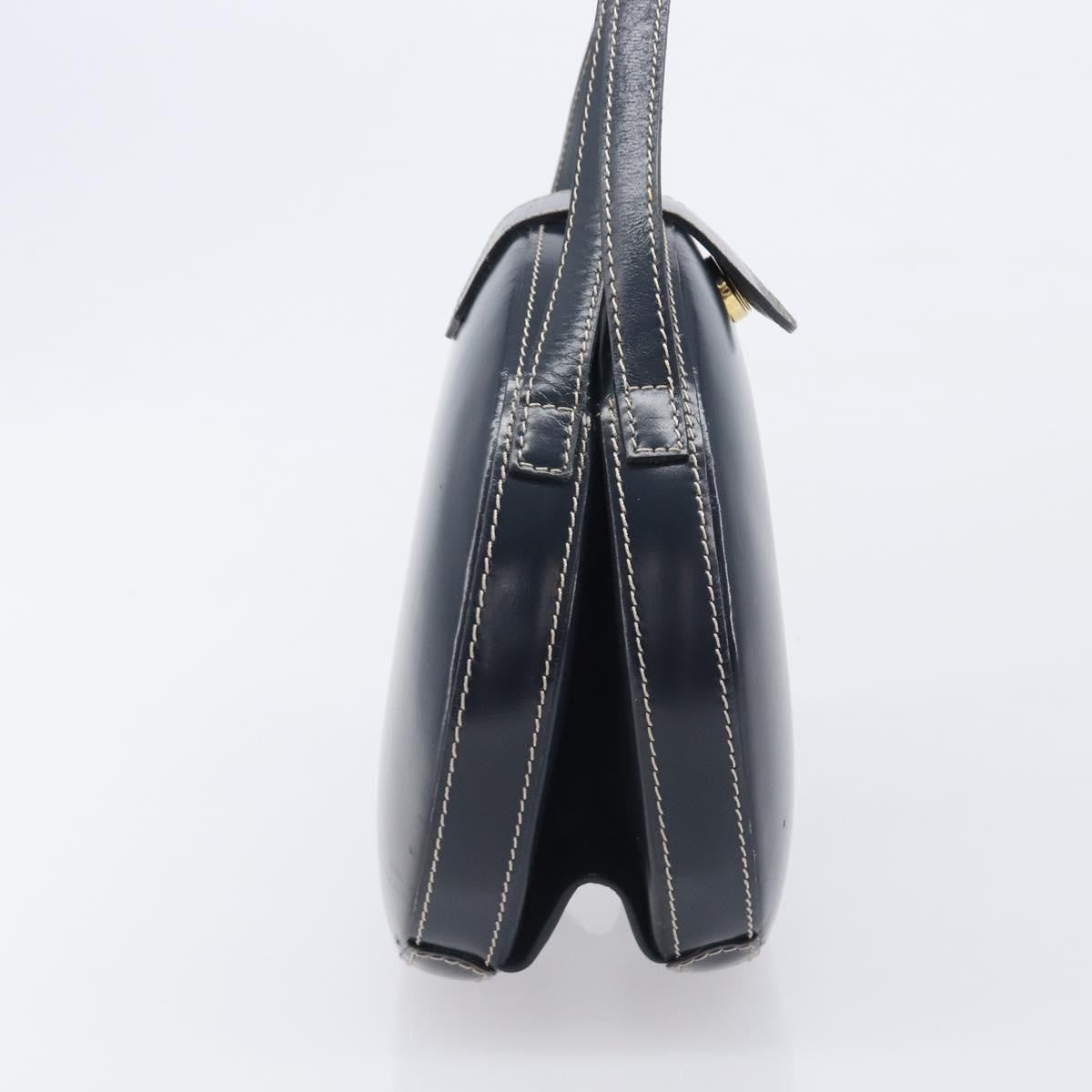 Loewe Vintage Leather Navy Leather Shoulder Bag Bag (Pre-Owned)