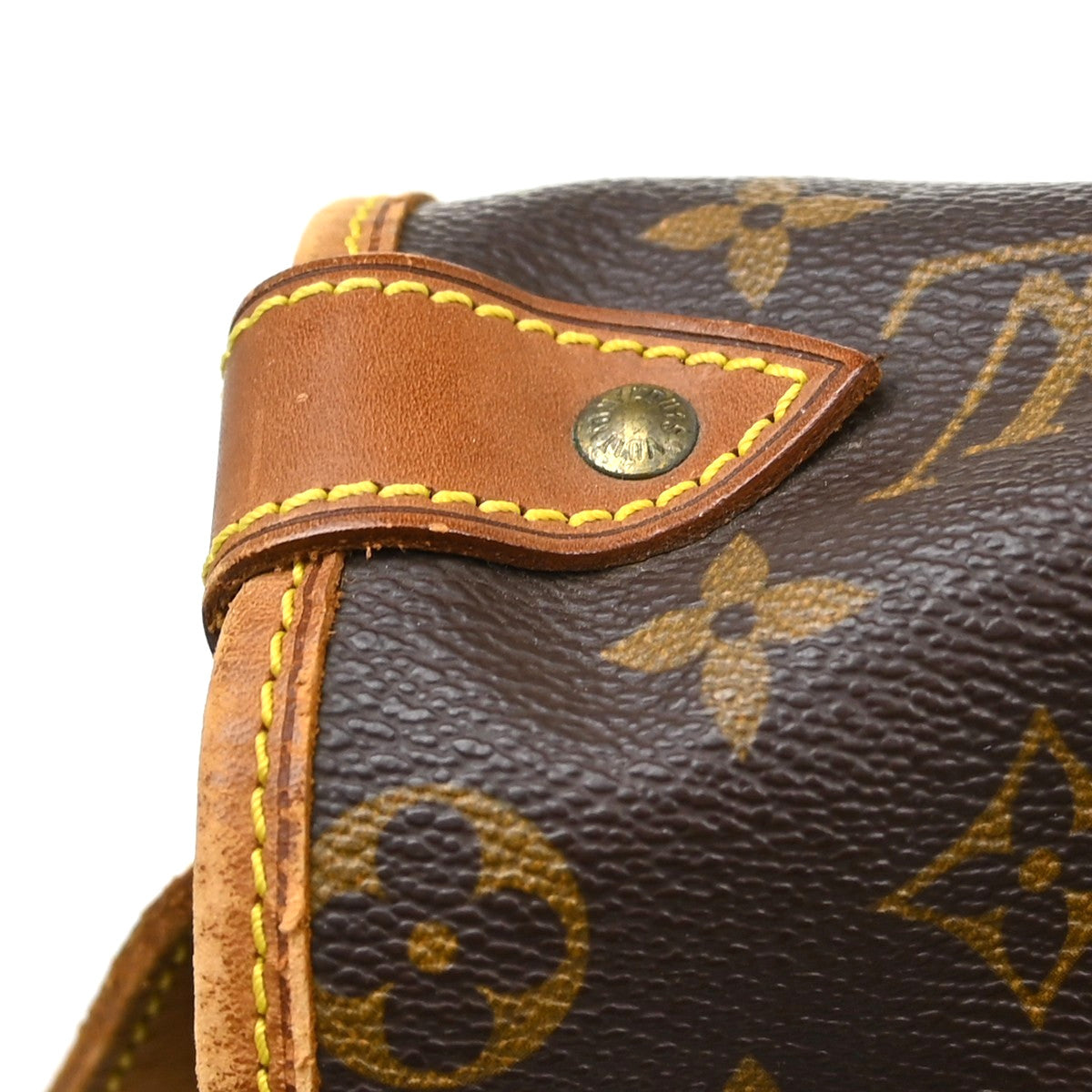 Louis Vuitton Saumur Monogram Canvas Brown Canvas Shoulder Bag Bag (Pre-Owned)