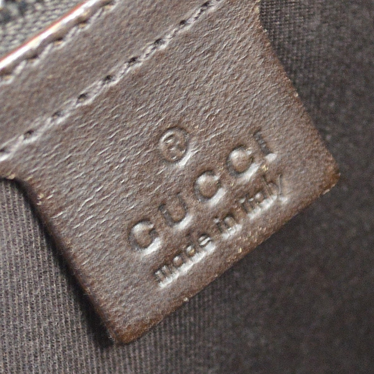 Gucci Creole Hobo Gg Canvas Beige Canvas Shoulder Bag Bag (Pre-Owned)
