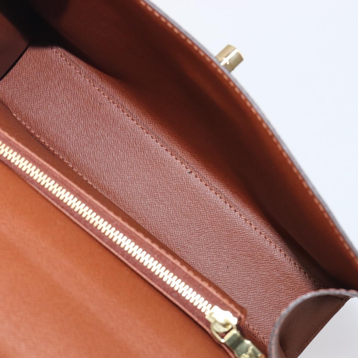 Louis Vuitton Malesherbes Monogram Canvas Brown Canvas Handbag (Pre-Owned)