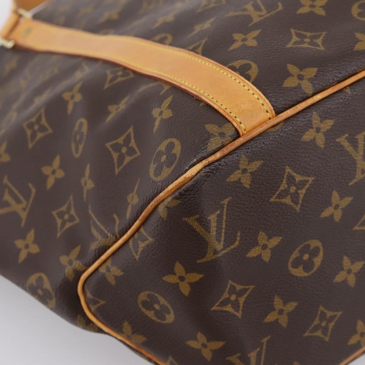 Louis Vuitton Shopping Sac Monogram Canvas Brown Canvas Handbag (Pre-Owned)