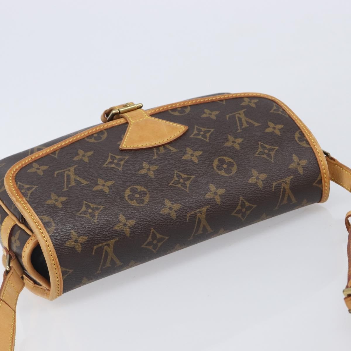 Louis Vuitton Sologne Monogram Canvas Brown Canvas Handbag (Pre-Owned)