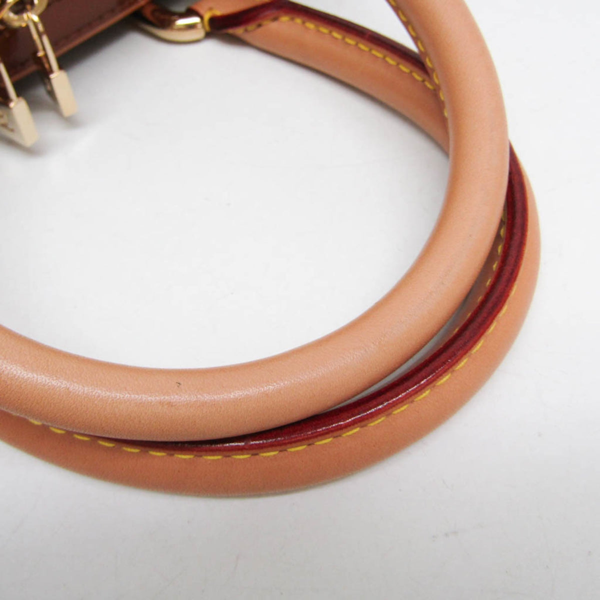 Louis Vuitton Vandam Monogram Vernis Brown Patent_Leather Handbag (Pre-Owned)