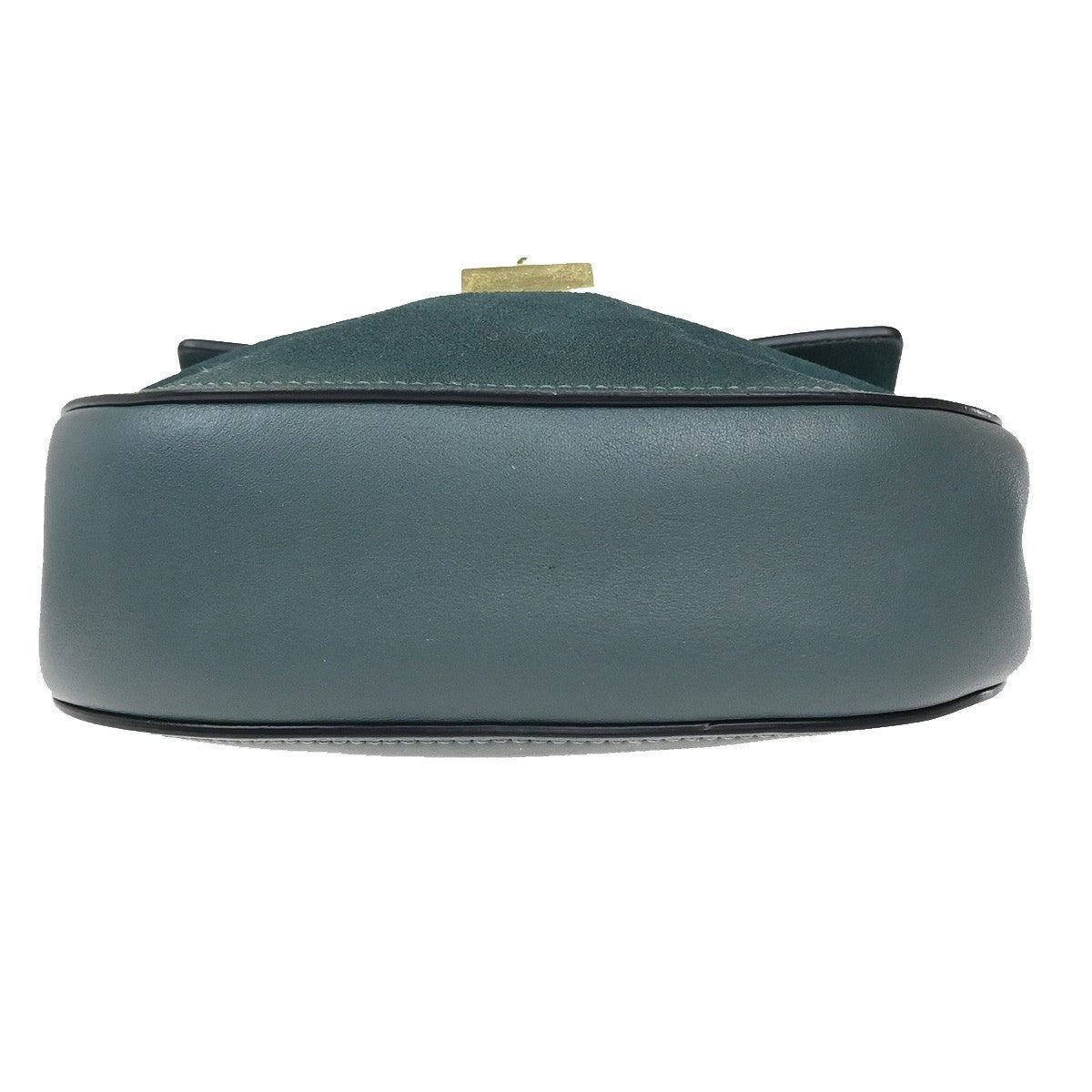 Chloe Drew Leather And Suede Blue Suede Shoulder Bag Bag (Pre-Owned)
