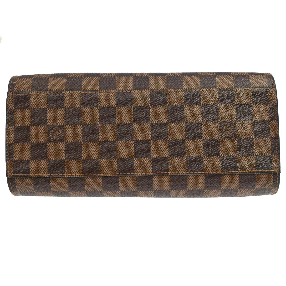 Louis Vuitton Triana Damier Ebene Brown Canvas Handbag (Pre-Owned)