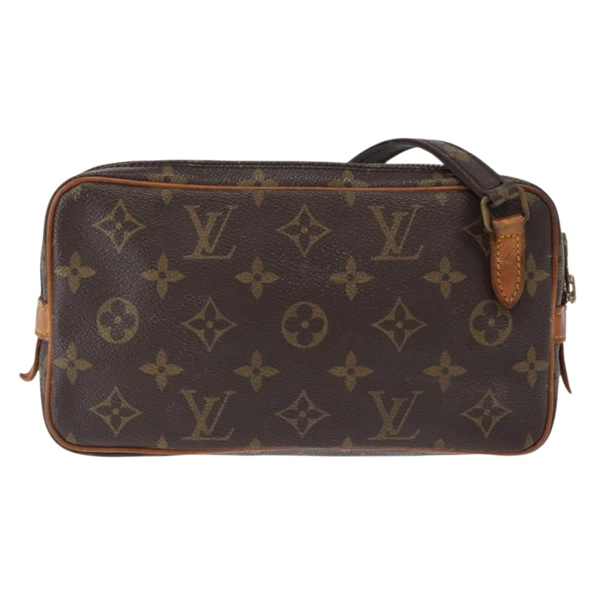 Louis Vuitton Pochette Marly Bandouliere Monogram Canvas Brown Canvas Shoulder Bag Bag (Pre-Owned)