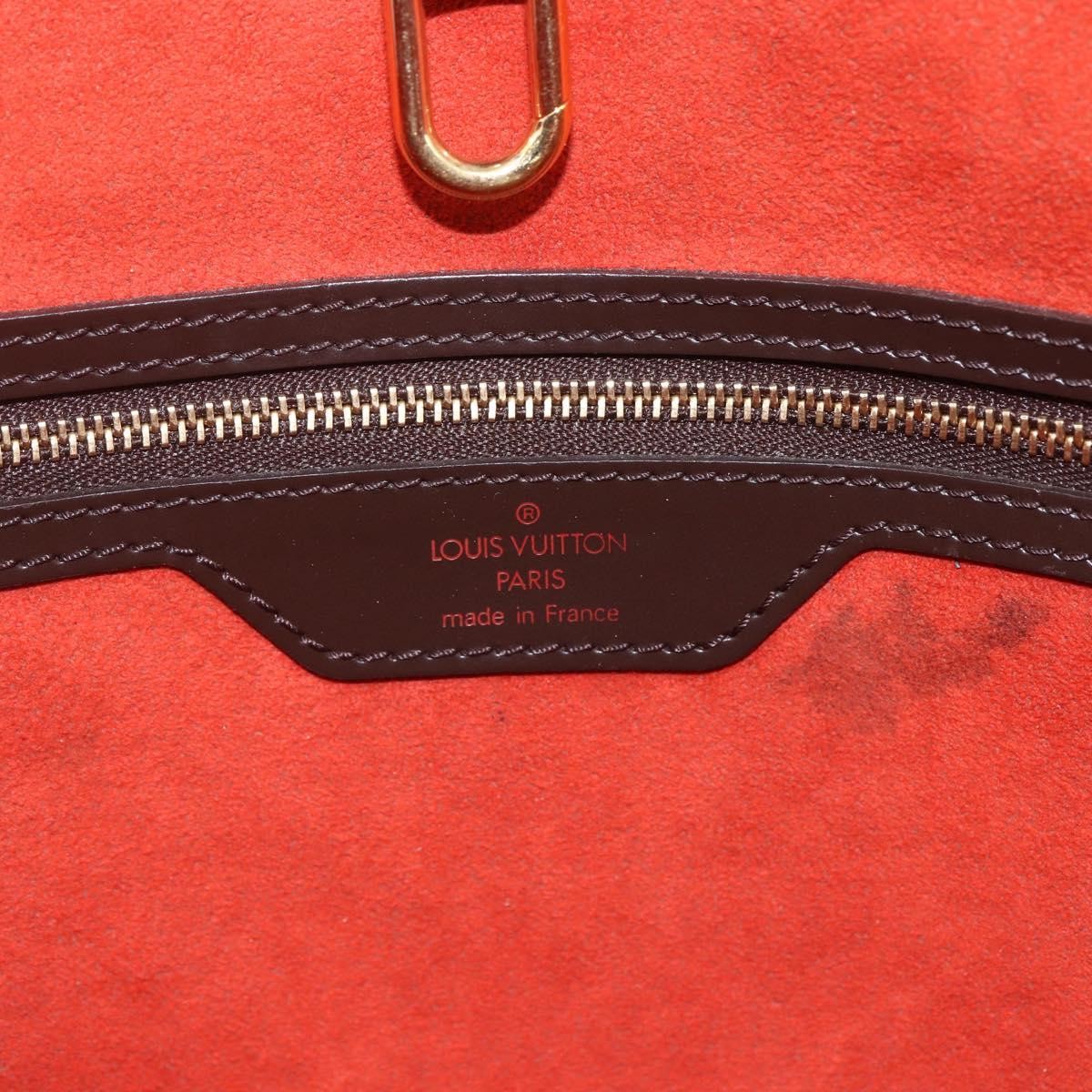 Louis Vuitton Manosque Damier Brown Canvas Handbag (Pre-Owned)