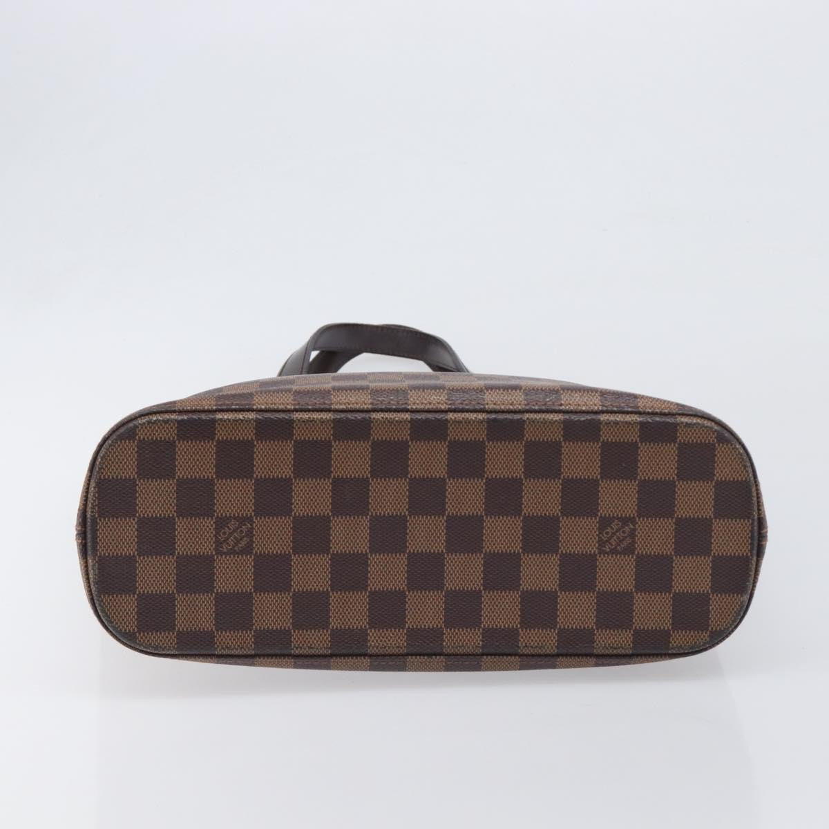 Louis Vuitton Vavin Damier With Leather Brown Canvas Handbag (Pre-Owned)