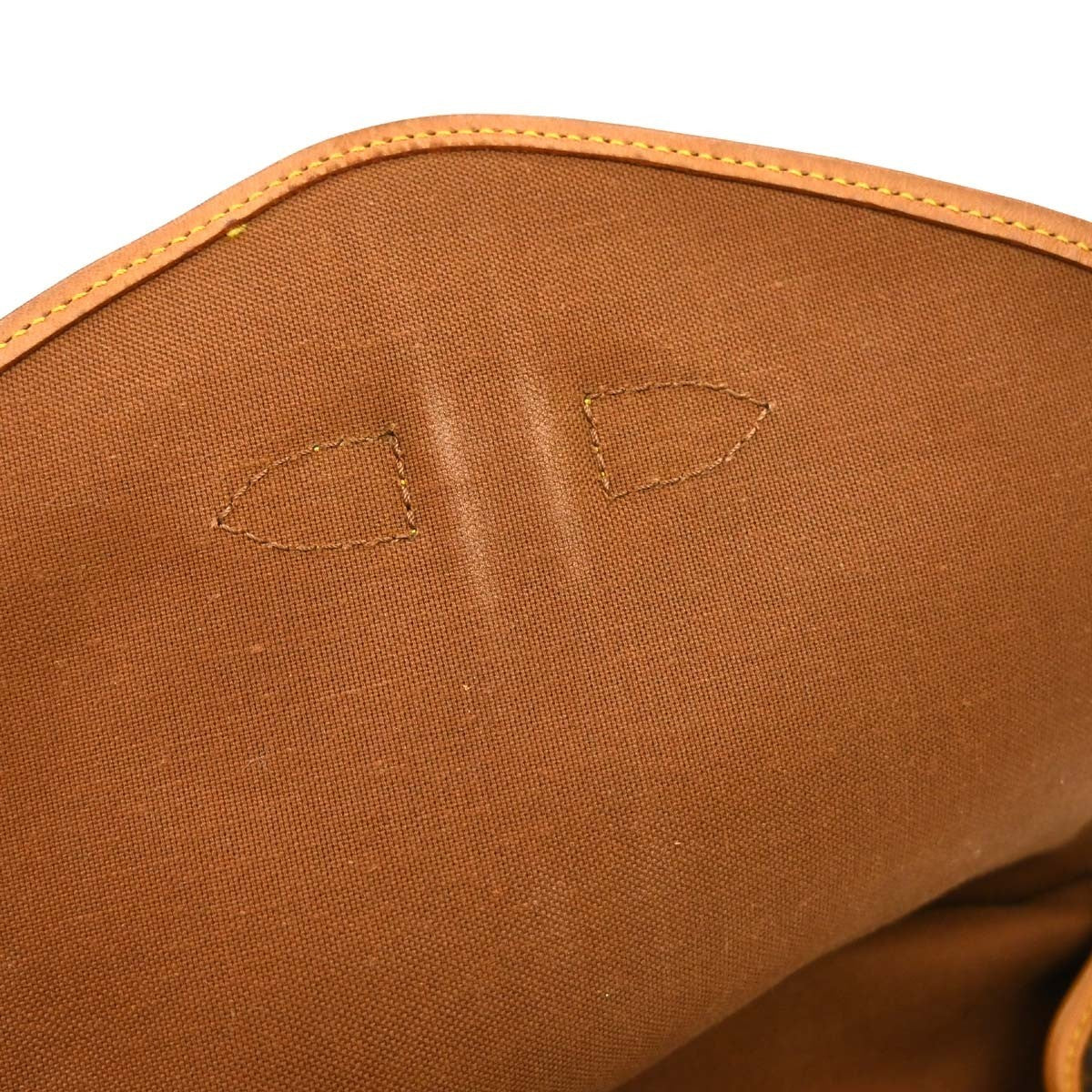 Louis Vuitton Saumur Monogram Canvas Brown Canvas Shoulder Bag Bag (Pre-Owned)