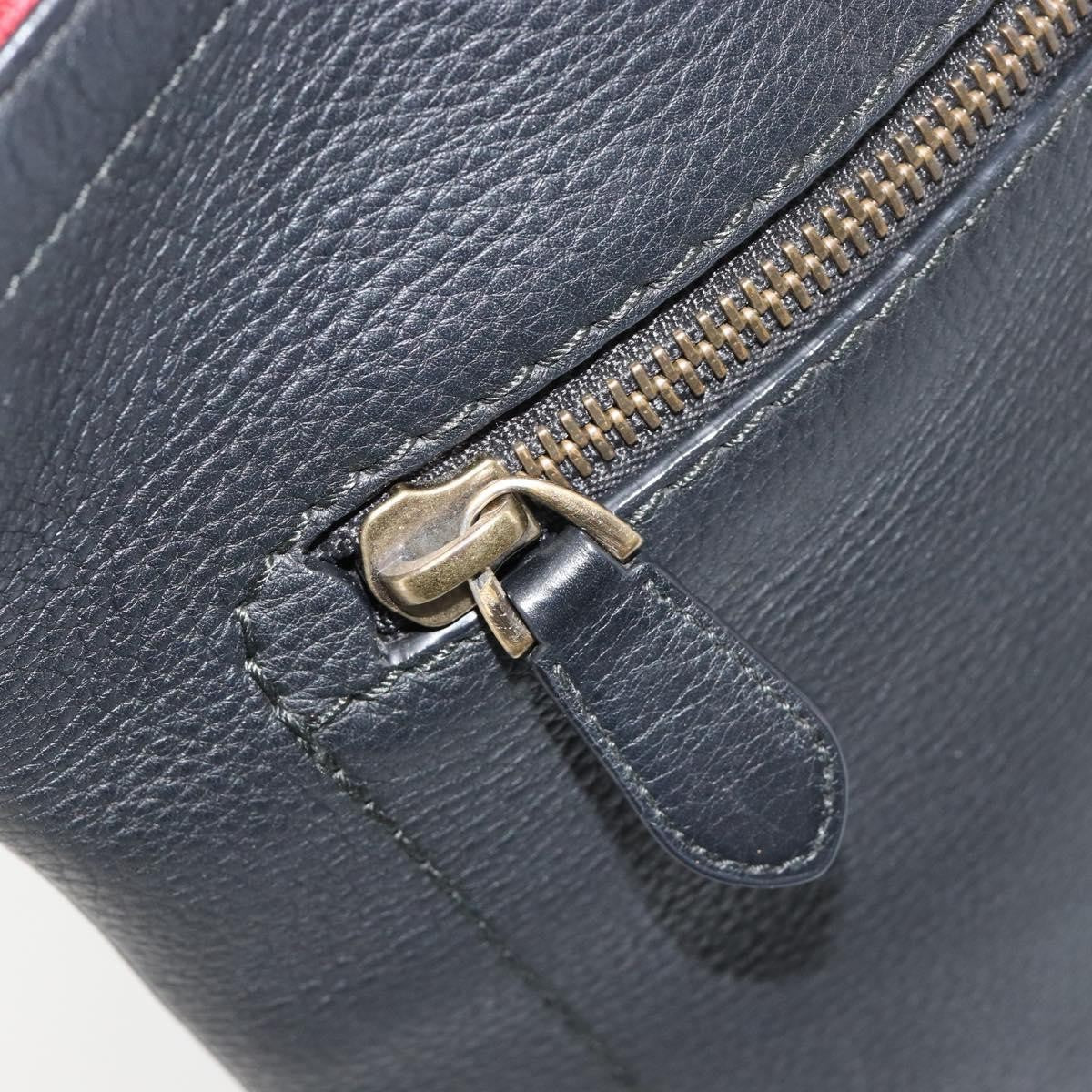 Bally Vintage Leather Black Leather Shoulder Bag Bag (Pre-Owned)