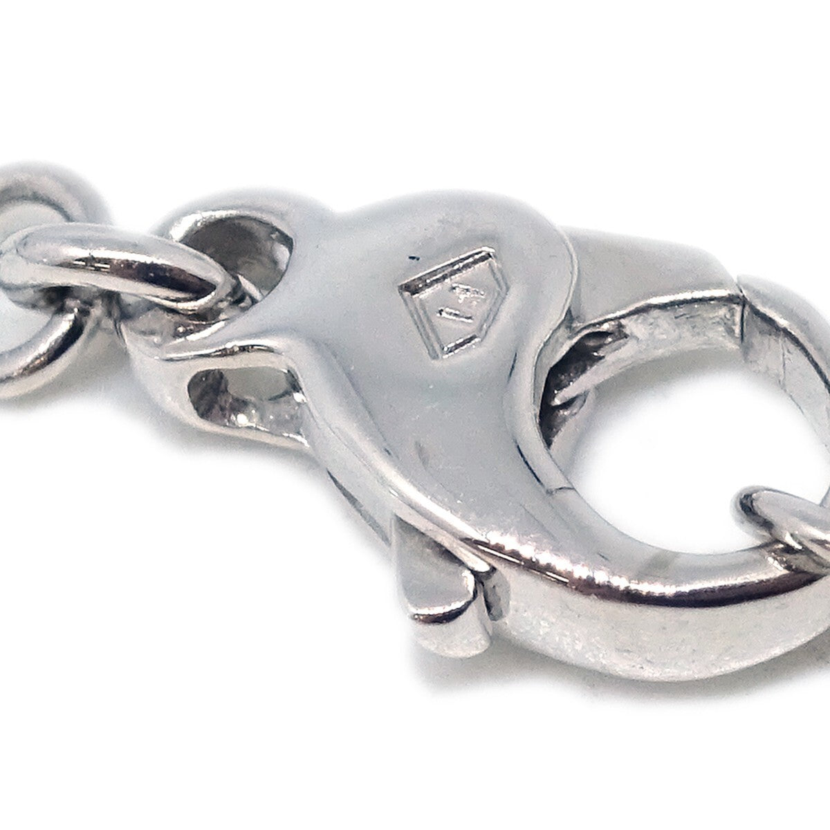 Piaget Limelight Hearts Pendant 18K White Gold With Pave Diamonds Silver White_Gold Necklace Jewelry (Pre-Owned)