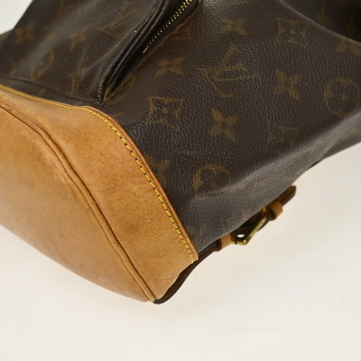 Louis Vuitton Vintage Montsouris Monogram Canvas Brown Canvas Backpack Bag (Pre-Owned)