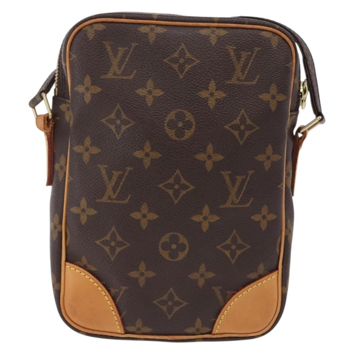 Louis Vuitton Danube Monogram Canvas Brown Canvas Handbag (Pre-Owned)
