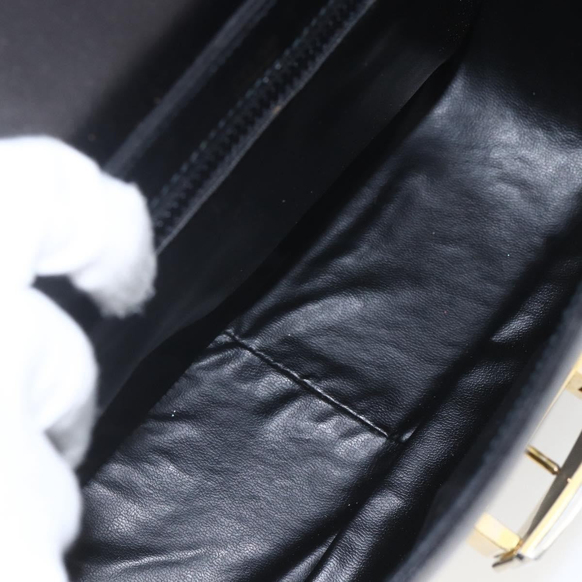 Celine Horse Carriage Leather Black Leather Shoulder Bag Bag (Pre-Owned)