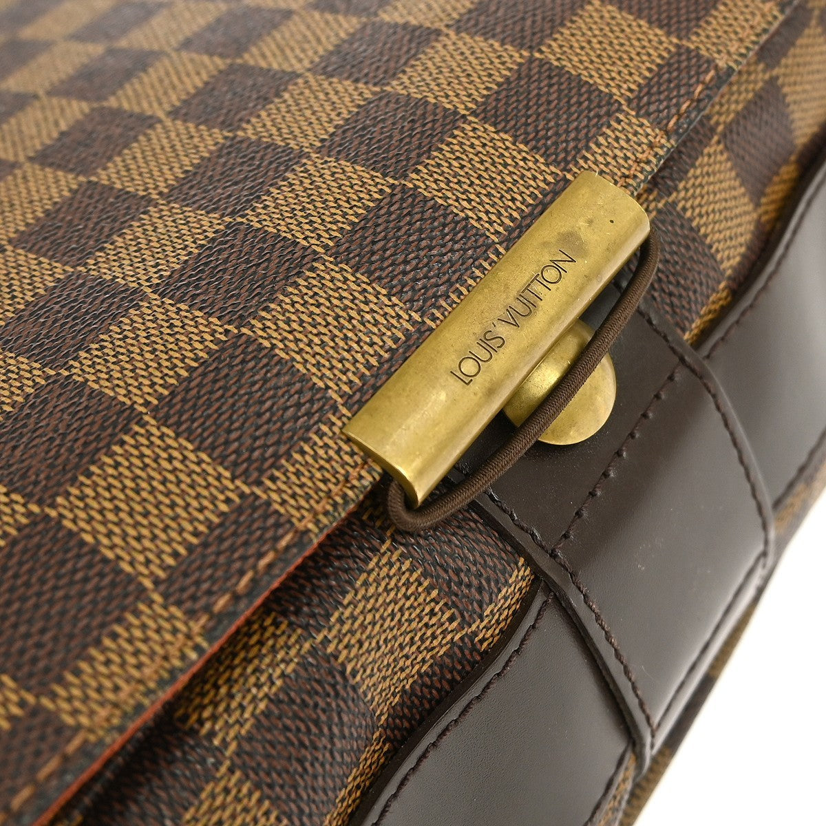 Louis Vuitton Bastille Damier Ebene Brown Canvas Shoulder Bag Bag (Pre-Owned)