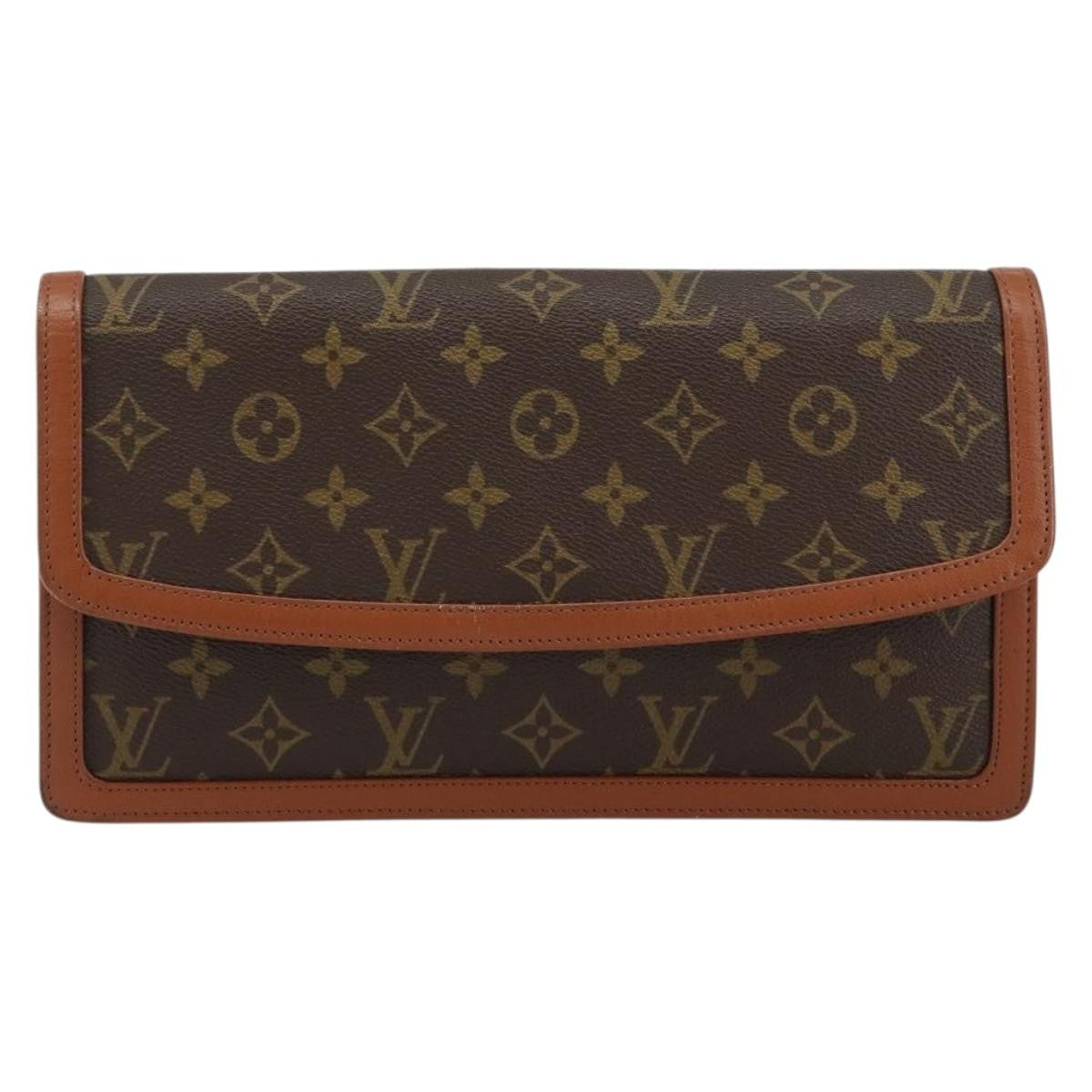 Louis Vuitton Dame Pochette Monogram Canvas Brown Canvas Clutche & Pouche Bag (Pre-Owned)