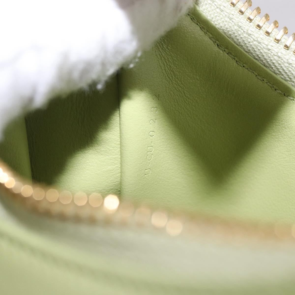 Celine Ava Leather Green Leather Handbag (Pre-Owned)