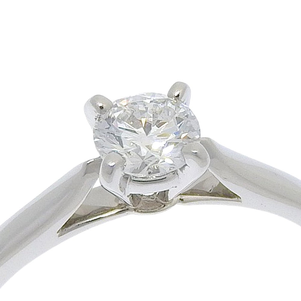 Cartier Solitaire 1895 Platinum With Rbc Diamond Silver Platinum Ring Jewelry (Pre-Owned)