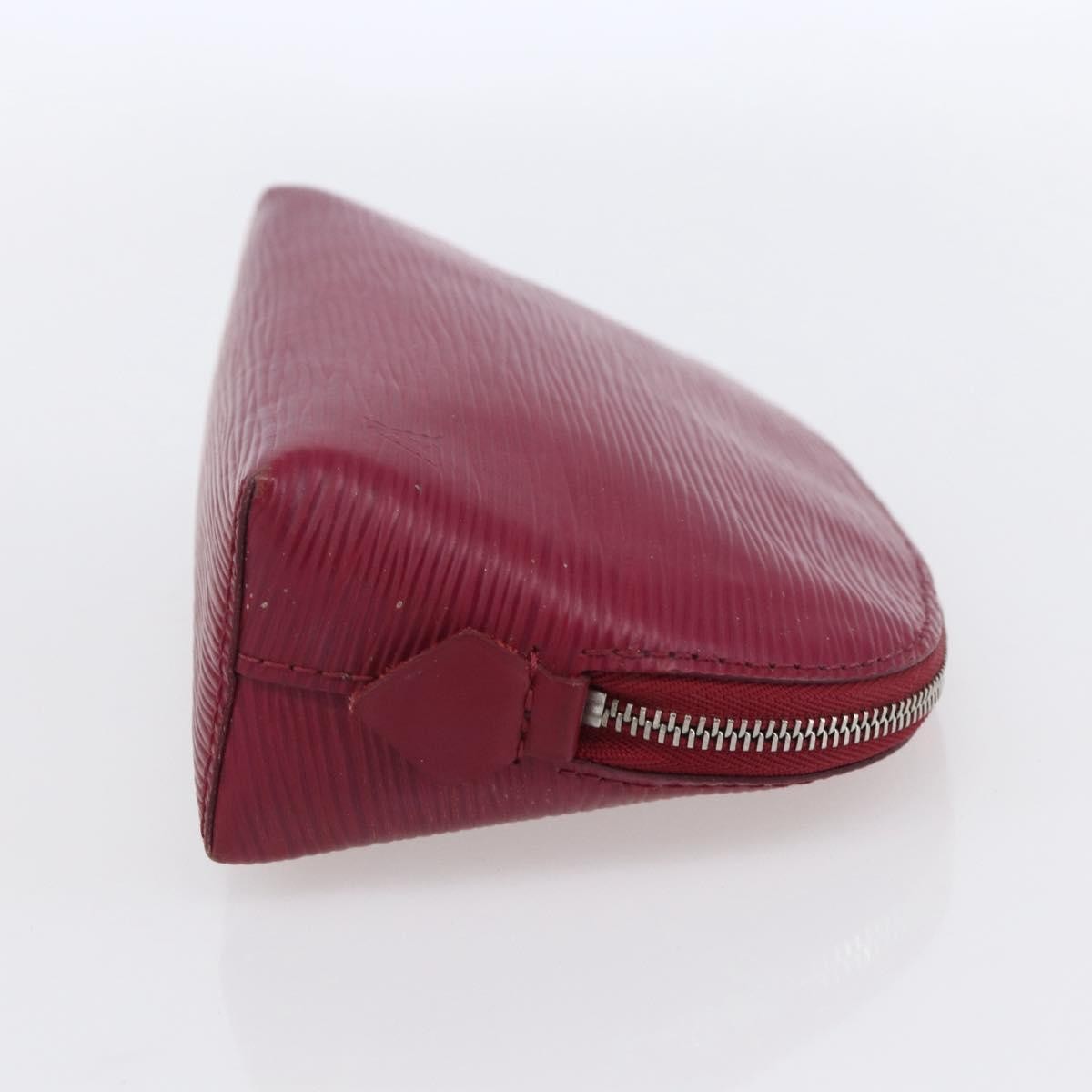Louis Vuitton Cosmetic Epi Leather Burgundy Leather Clutche & Pouche Bag (Pre-Owned)