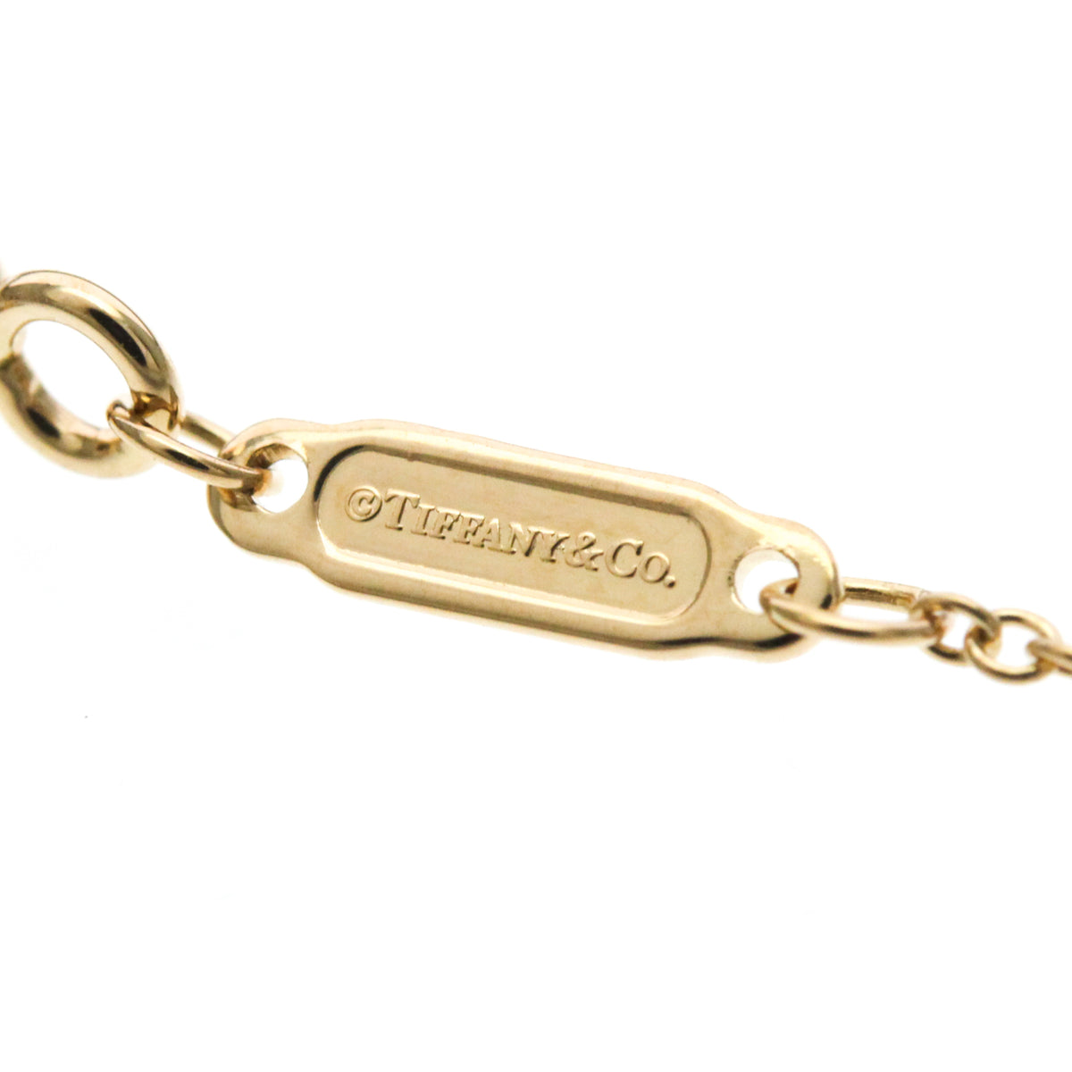 Tiffany & Co. T Smile Pendant 18K Rose Gold And Diamonds Gold Pink_Gold Necklace Jewelry (Pre-Owned)