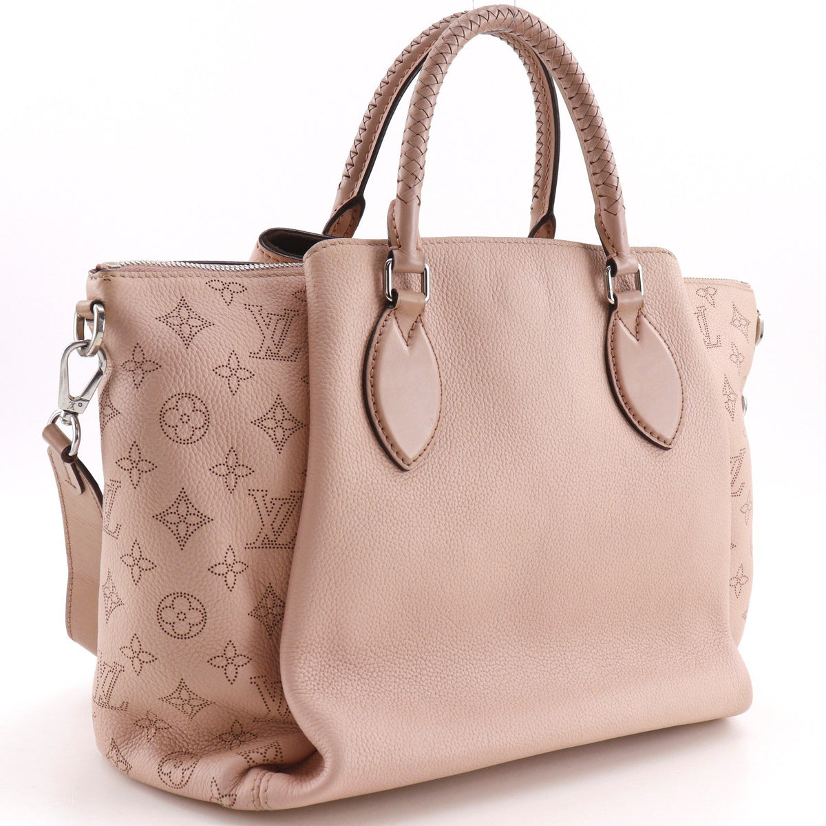 Louis Vuitton Haumea Mahina Leather Pink Leather Handbag (Pre-Owned)