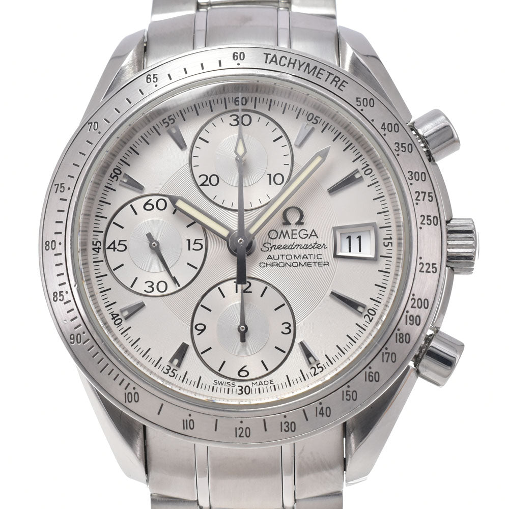 Omega Speedmaster Date Chronograph Automatic Stainless Steel Watch (Pre-Owned)