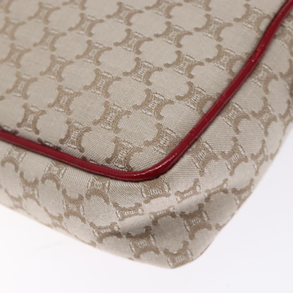 Celine Vintage Macadam Canvas Beige Canvas Shoulder Bag Bag (Pre-Owned)