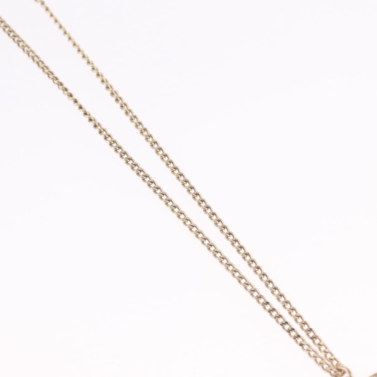 Chanel Multi-Logo Engraved Cc Pendant Metal With Crystals Gold Metal Necklace Jewelry (Pre-Owned)
