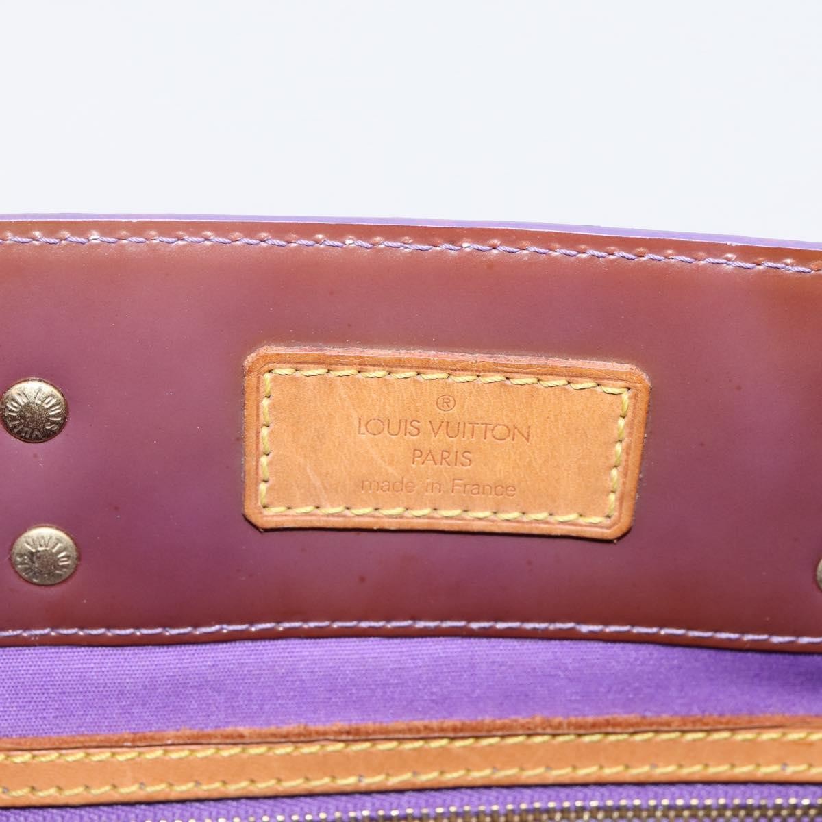 Louis Vuitton Reade Monogram Vernis Purple Patent_Leather Handbag (Pre-Owned)