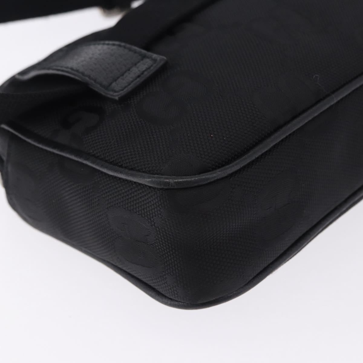 Gucci Off The Grid Belt Gg Econyl Black Canvas Handbag (Pre-Owned)