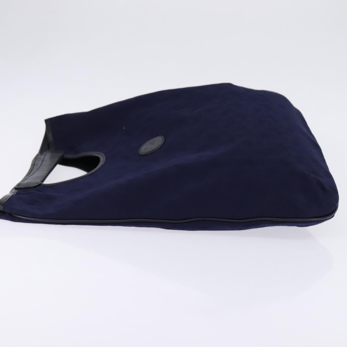 Celine C Sulky Canvas Navy Canvas Handbag (Pre-Owned)